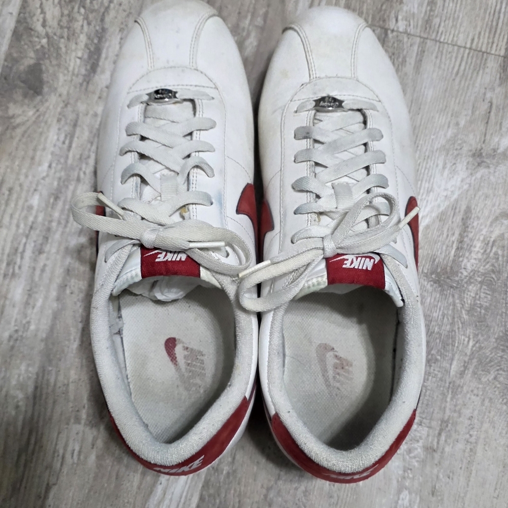 Nike Cortez Leather (2014) Shoes 316418-162 Varsity Red Mens Size 13 - Picture 8 of 10